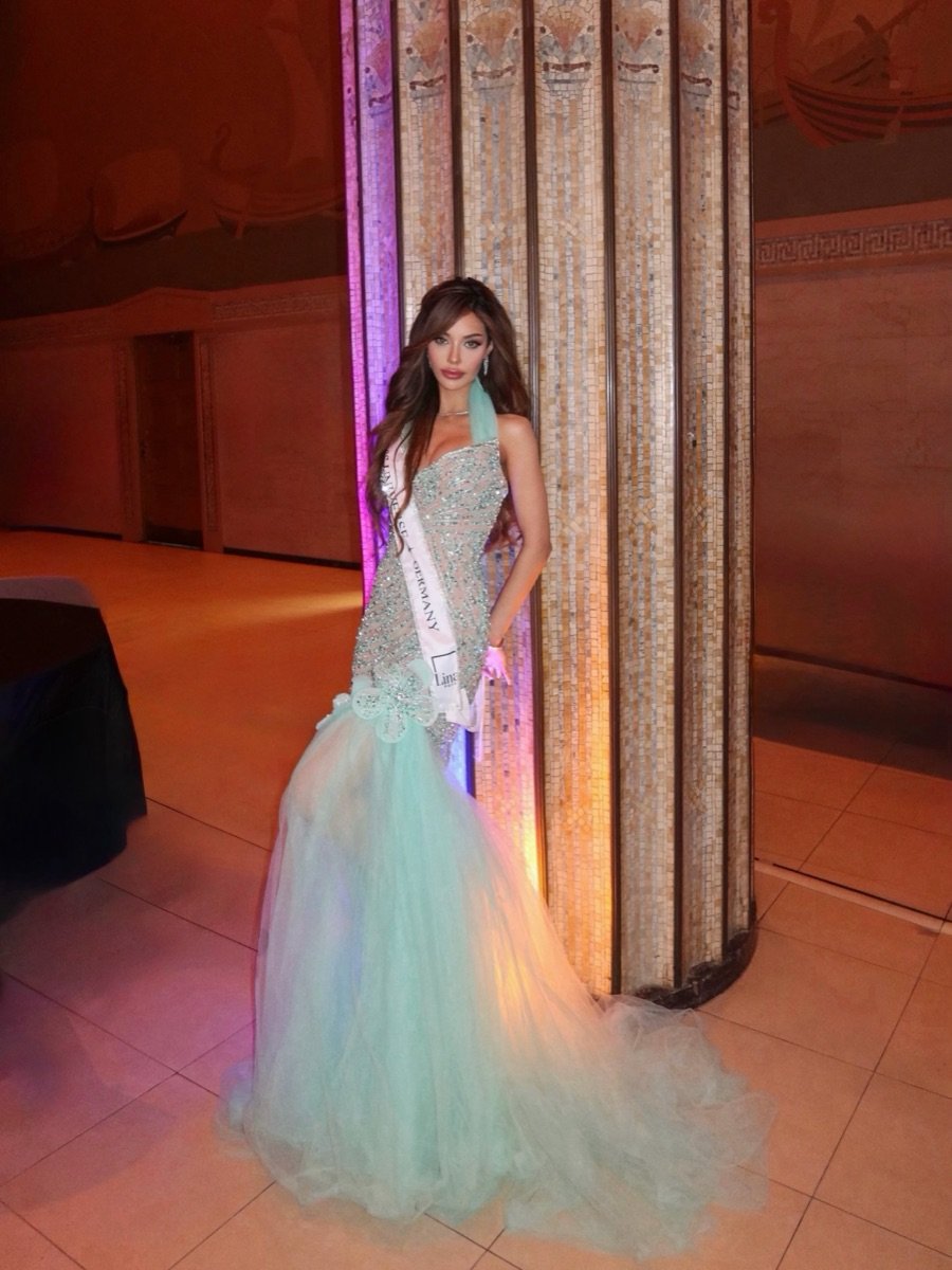 Nathalie at a charity gala in New York